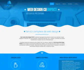 Cubestudio.ro(Agentie web design Pitesti) Screenshot