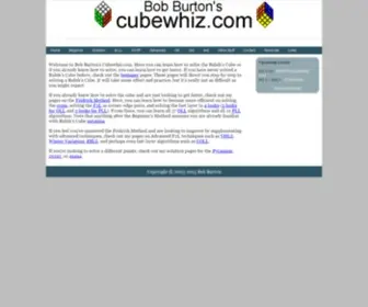 Cubewhiz.com(Bob Burton's) Screenshot
