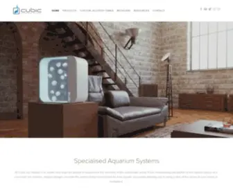 Cubicaquarium.com(Cubic Aquarium Systems) Screenshot