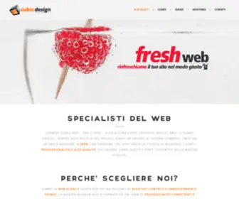 CubiCDesign.it(Agenzia web specializzata in creazione siti seo e web design) Screenshot