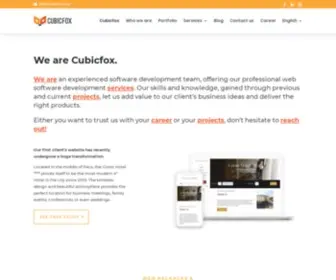 CubicFox.com(We are the engine for your idea) Screenshot