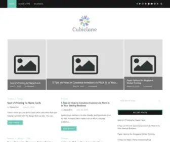 Cubiclane.com(A news magazine) Screenshot