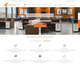 Cubicles.com(Office furniture) Screenshot