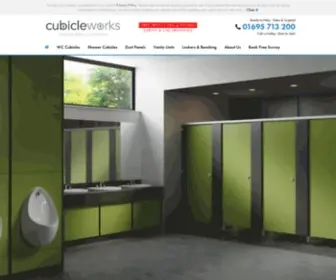 Cubicleworks.co.uk(Cubicle Systems Manufacture & Supply) Screenshot