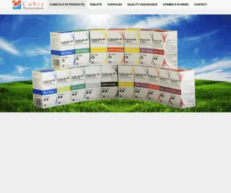 Cubicoled3.com(Cubic Pharmaceuticals) Screenshot