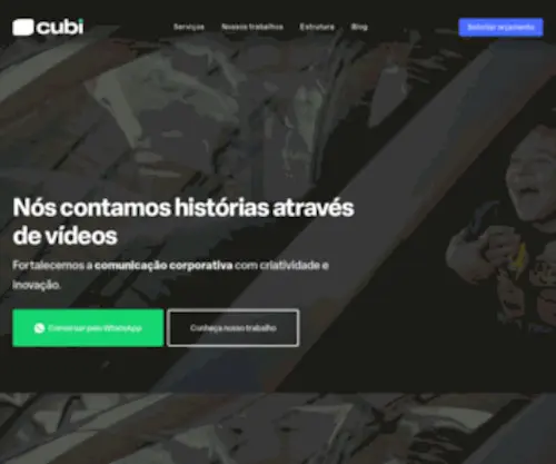 Cubicomunica.com.br(Somos uma produtora de Joinville especializada na criação de conteúdos audiovisuais. Telefone) Screenshot