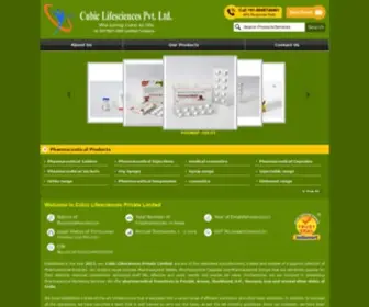 Cubicsciences.com(Cubic Lifesciences Private Limited) Screenshot