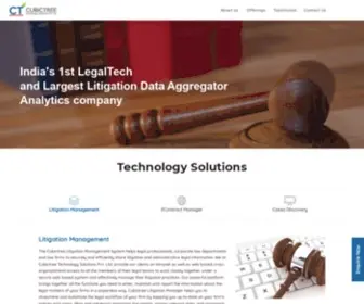 Cubictree.com(Legal and Risk Solutions for Management & Law Professionals) Screenshot