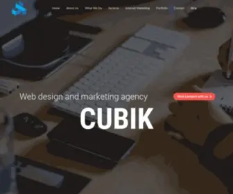 Cubik.co.uk(Digital Marketing) Screenshot