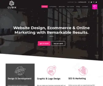 Cubikdesign.com(Revolutionary Web Design And Stunning Website Development) Screenshot