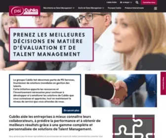 Cubiks.fr(Solutions Innovantes de Talent Management & Évaluations RH) Screenshot