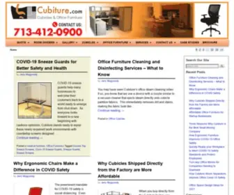 Cubiture.com(Cubicles & Office Furniture Sales) Screenshot