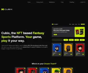 Cubixpro.io(Blockchain-based Fantasy Sports Platform) Screenshot