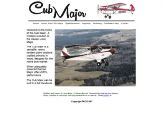 Cubmajor.com(Cub Major Luton Major) Screenshot