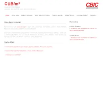 Cub.org.br(CUB/m²) Screenshot