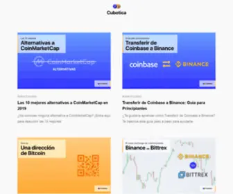 Cubotica.com(Información sobre blockchain y criptomonedas) Screenshot