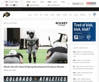 Cubuffs.com(University of Colorado Athletics) Screenshot