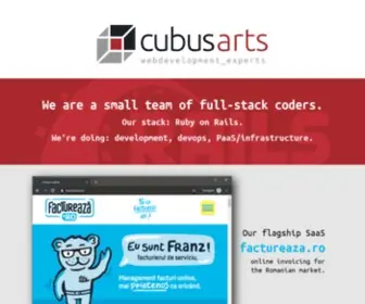 Cubus.ro(Ruby on Rails Full) Screenshot