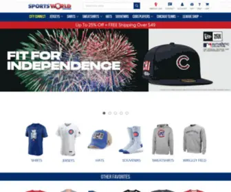 Cubworld.com(Chicago Cubs Merchandise) Screenshot