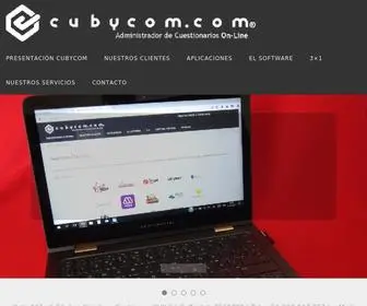 Cubycom.com(Administrador de Cuestionarios On) Screenshot