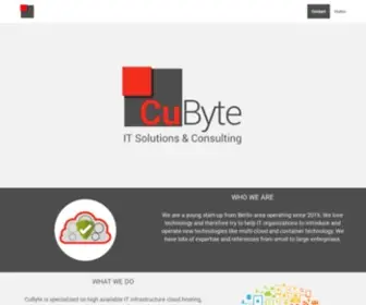 Cubyte.net(IT Solutions & Consulting) Screenshot