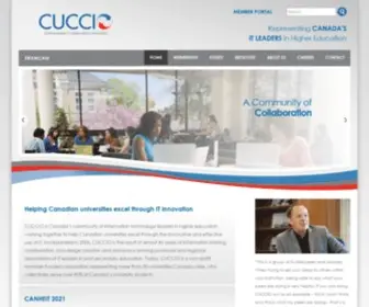 Cuccio.net(Canadian University Council of Chief Information Officers) Screenshot