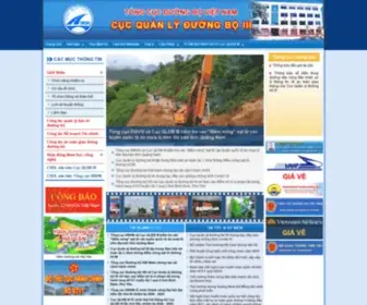 CuCDB3.gov.vn(Website Cục Quản lý đường bộ III mod) Screenshot