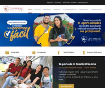 Cuc.edu.co(Universidad de la Costa CUC) Screenshot