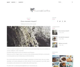 Cucinaecantina.net(Blog di cucina) Screenshot