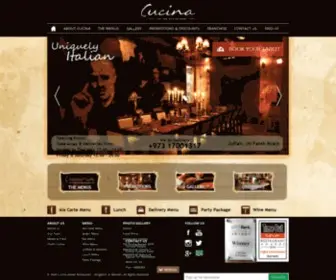 Cucinaitaliana.com.bh(Cucina Italiana) Screenshot