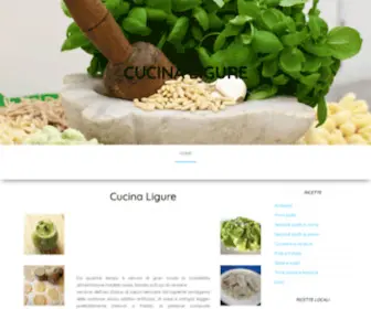 Cucinaligure.info(Cucina ligure) Screenshot