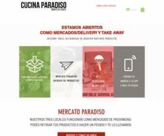 Cucinaparadiso.com(HOME CUCINA PARADISO) Screenshot