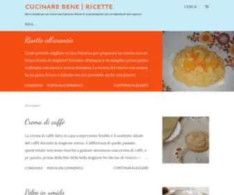 Cucinare-Bene.org(Cucinare Bene) Screenshot