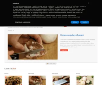 Cucinarefunghi.com(Ricette di funghi) Screenshot