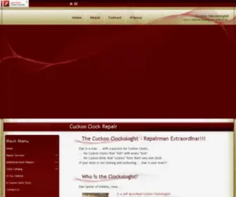 Cuckooclockologist.com Screenshot