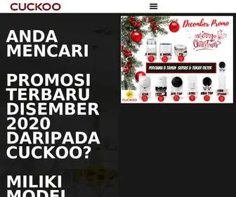 Cuckoooriginal.com(CUCKOO WATER FILTER) Screenshot