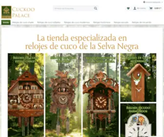 Cuckoopalace.es(Relojes de cuco originales de la Selva Negra) Screenshot