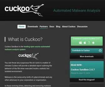 Cuckoosandbox.org(Cuckoo Sandbox) Screenshot
