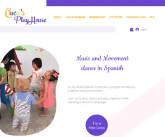 Cucusplayhouse.com(Music Class In Spanish For Children) Screenshot