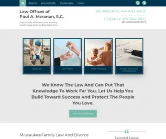 Cudahylawyer.com(Milwaukee Family Law & Divorce Attorney) Screenshot