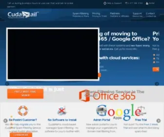 Cudamail.com(Managed Spam Filter CudaMail Antispam Antivirus Free Trial) Screenshot