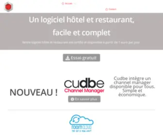 Cudbe.com(Logiciel hôtel) Screenshot