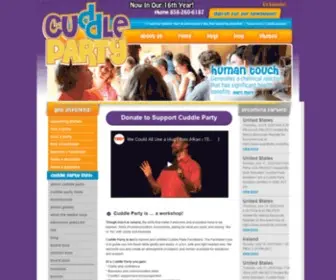 Cuddleparty.com(Cuddle Party) Screenshot