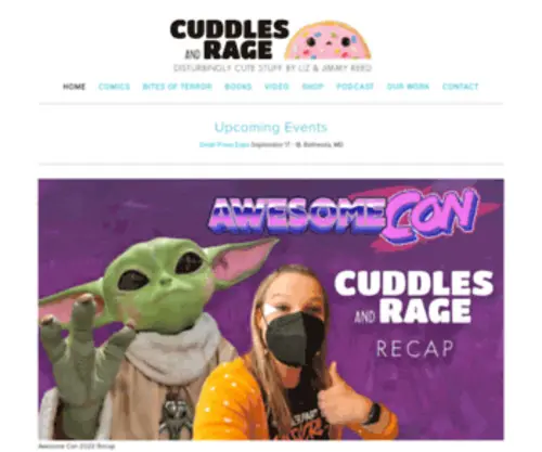 Cuddlesandrage.com(Cuddles and Rage) Screenshot