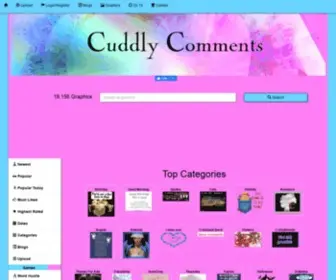 Cuddlycomments.com(Cuddly Comments) Screenshot