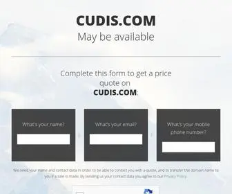 Cudis.com(De beste bron van informatie over cudis) Screenshot