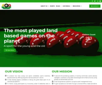 Cue-Sportsacademy.com(The game for each one) Screenshot