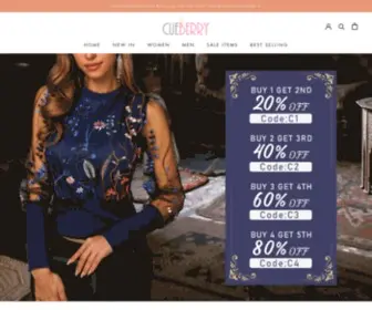 Cueberry.com(Women's & Ladies Clothing) Screenshot