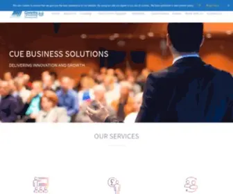 Cuebusinesssolutions.com(CUE Business Solutions) Screenshot