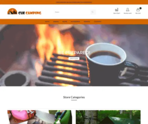 Cuecamping.com(Cue Camping) Screenshot